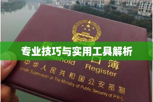 韶关专业技巧与实用工具解析